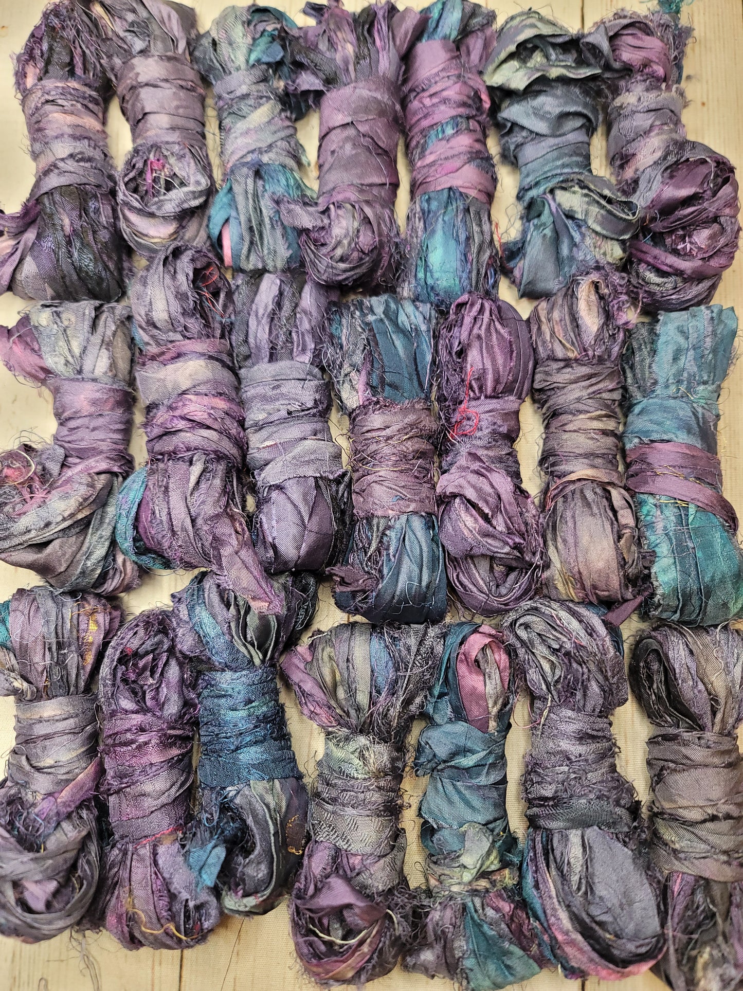 Silk Sari Ribbon 5 Yard Mini Skein Color #030