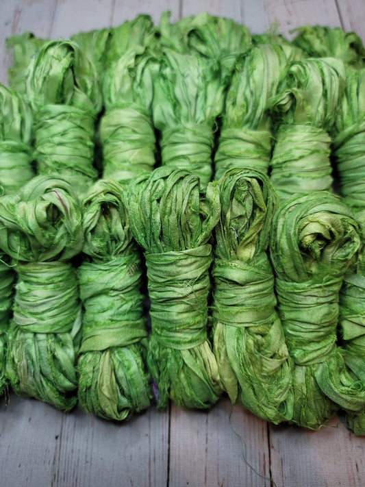 Silk Sari Ribbon 5 Yard Mini Skein Color #043