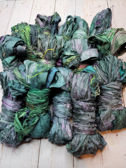 Silk Sari Ribbon 5 Yard Mini Skein Color #087
