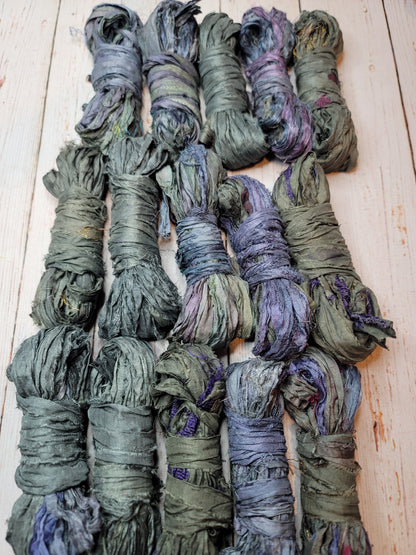 Silk Sari Ribbon 5 Yard Mini Skein Color #097