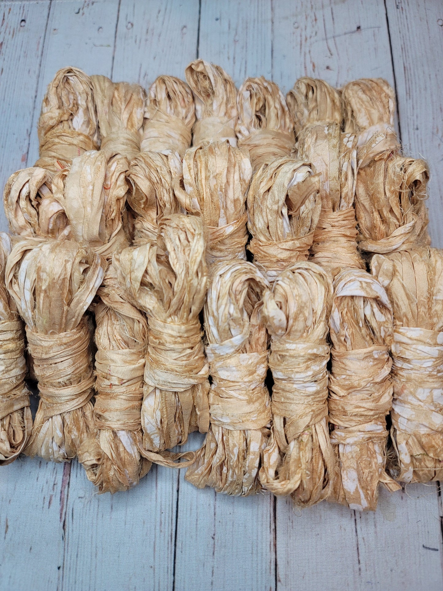 Silk Sari Ribbon 5 Yard Mini Skein Color #035