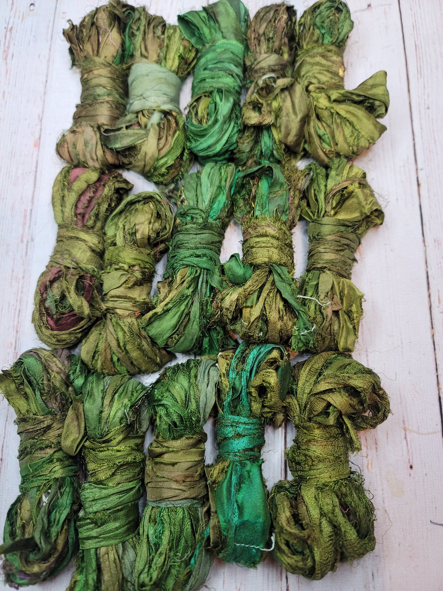 Silk Sari Ribbon 5 Yard Mini Skein Color #051