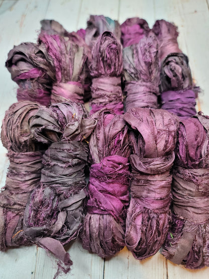 Silk Sari Ribbon 5 Yard Mini Skein Color #071