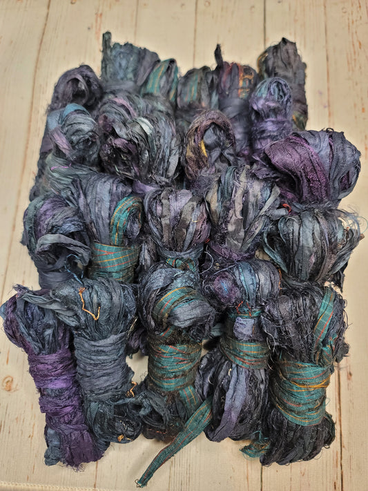 Silk Sari Ribbon 5 Yard Mini Skein Color #002