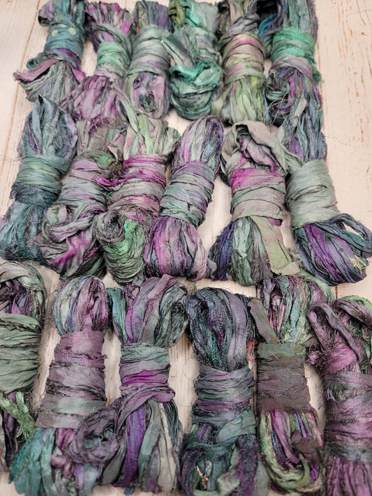 Silk Sari Ribbon 5 Yard Mini Skein Color #003