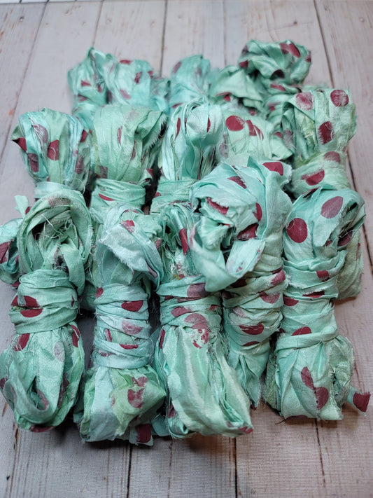 Silk Sari Ribbon 5 Yard Mini Skein Color #085