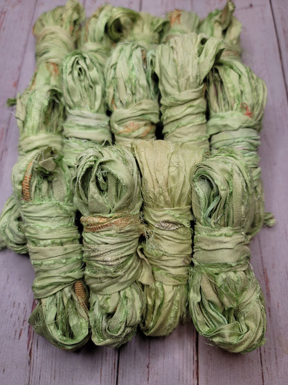 Silk Sari Ribbon 5 Yard Mini Skein Color #018
