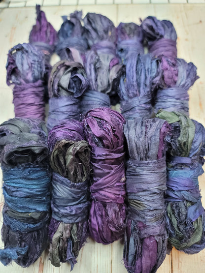 Silk Sari Ribbon 5 Yard Mini Skein Color #074