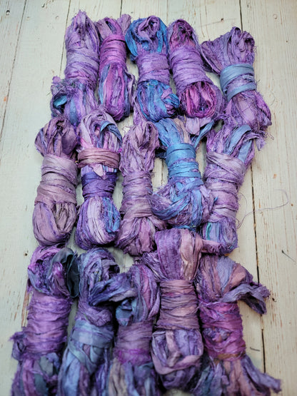 Silk Sari Ribbon 5 Yard Mini Skein Color #091