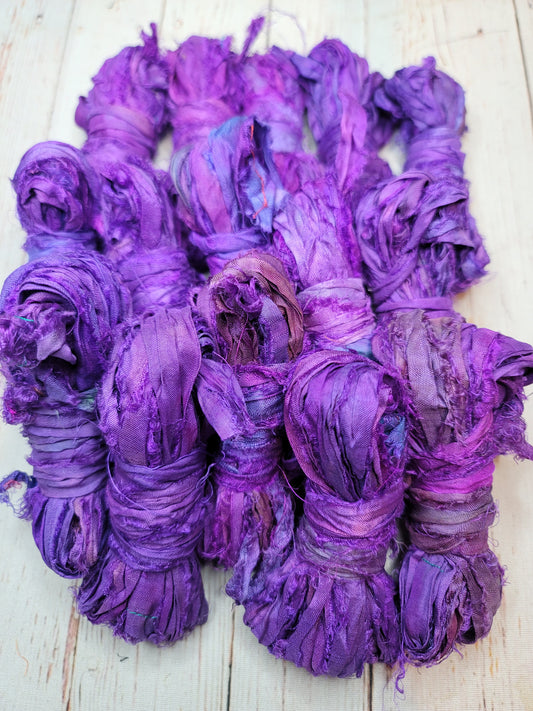 Silk Sari Ribbon 5 Yard Mini Skein Color #063