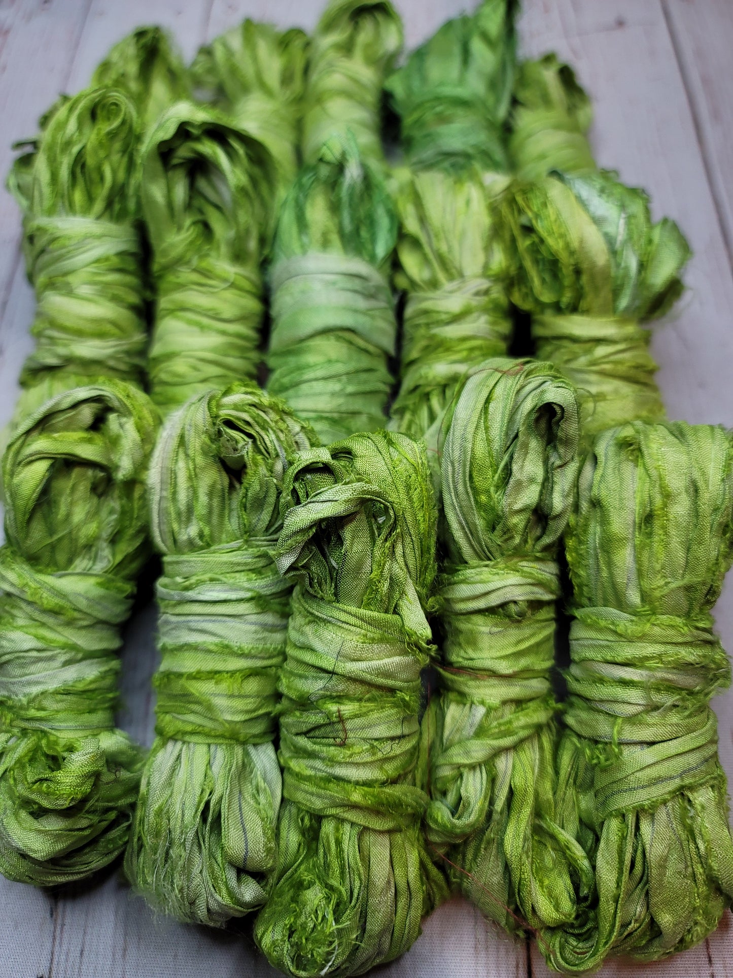 Silk Sari Ribbon 5 Yard Mini Skein Color #072