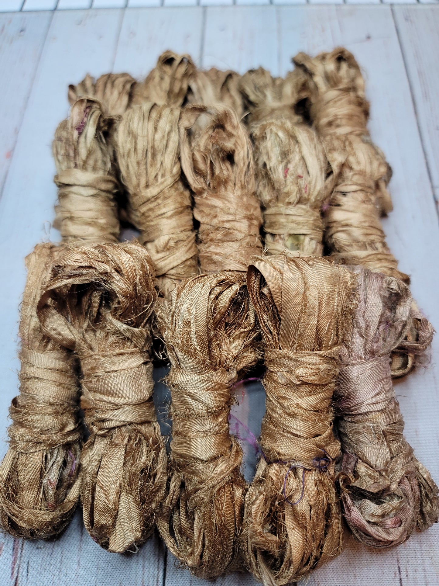 Silk Sari Ribbon 5 Yard Mini Skein Color #070