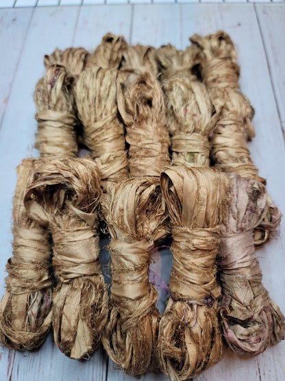 Silk Sari Ribbon 5 Yard Mini Skein Color #070