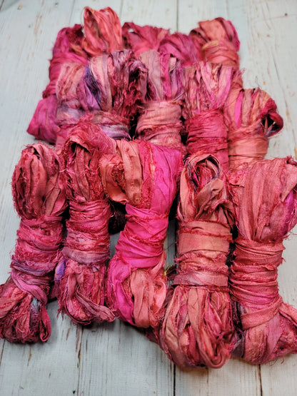 Silk Sari Ribbon 5 Yard Mini Skein Color #073
