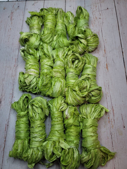 Silk Sari Ribbon 5 Yard Mini Skein Color #055