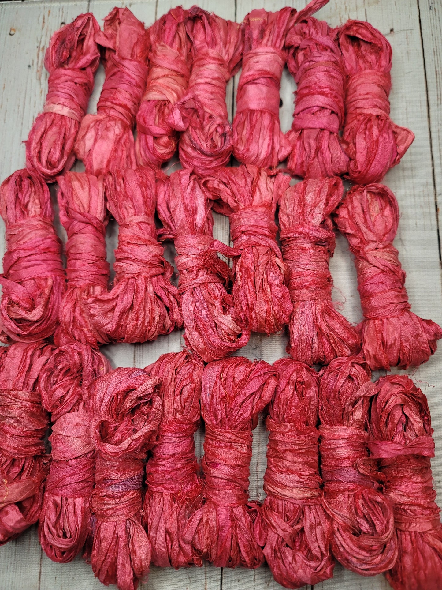 Silk Sari Ribbon 5 Yard Mini Skein Color #017