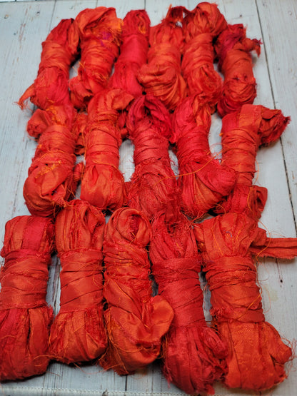 Silk Sari Ribbon 5 Yard Mini Skein Color #042