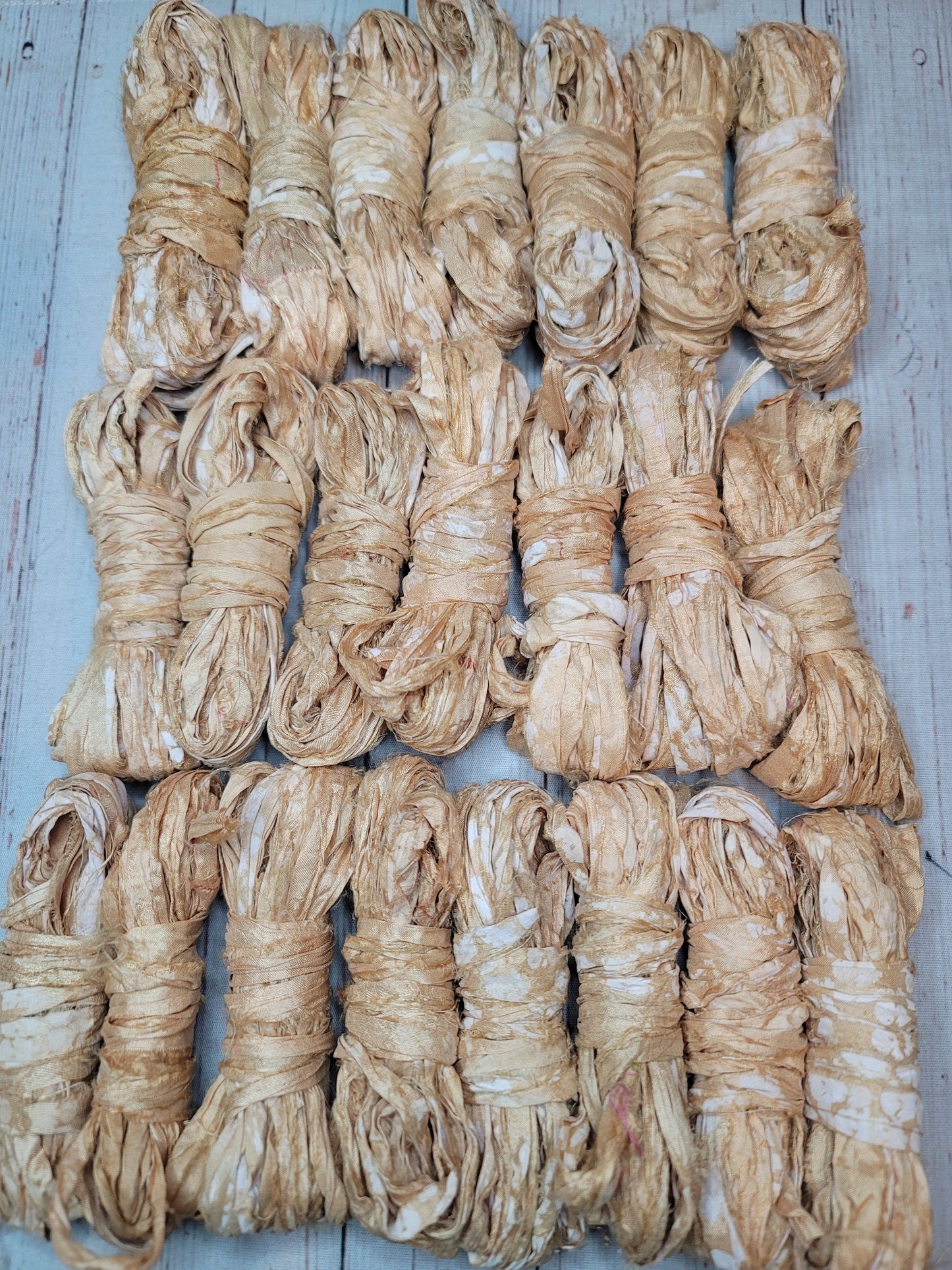 Silk Sari Ribbon 5 Yard Mini Skein Color #035