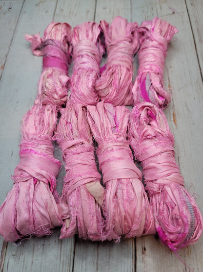 Silk Sari Ribbon 5 Yard Mini Skein Color #099