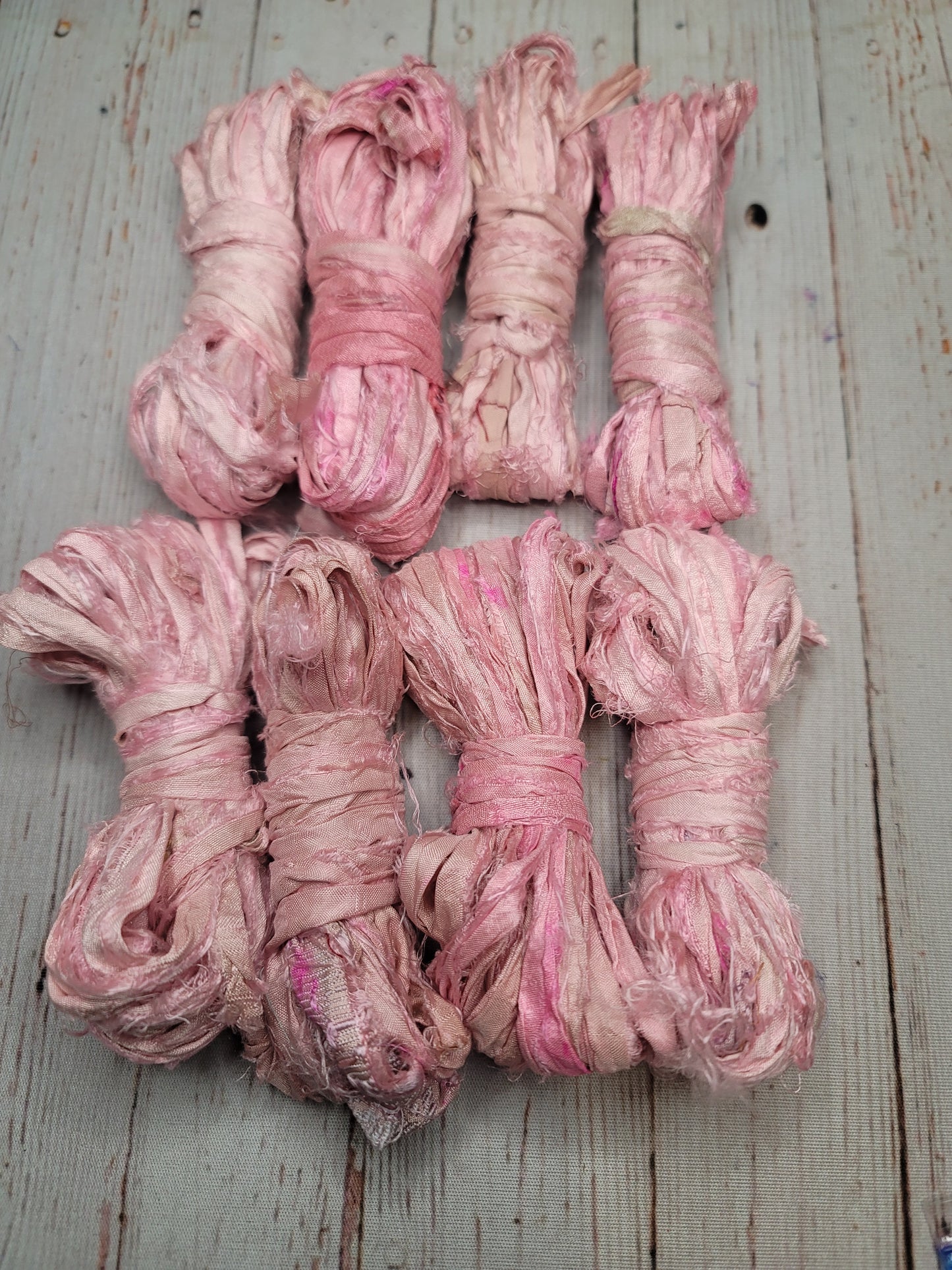 Silk Sari Ribbon 5 Yard Mini Skein Color #014