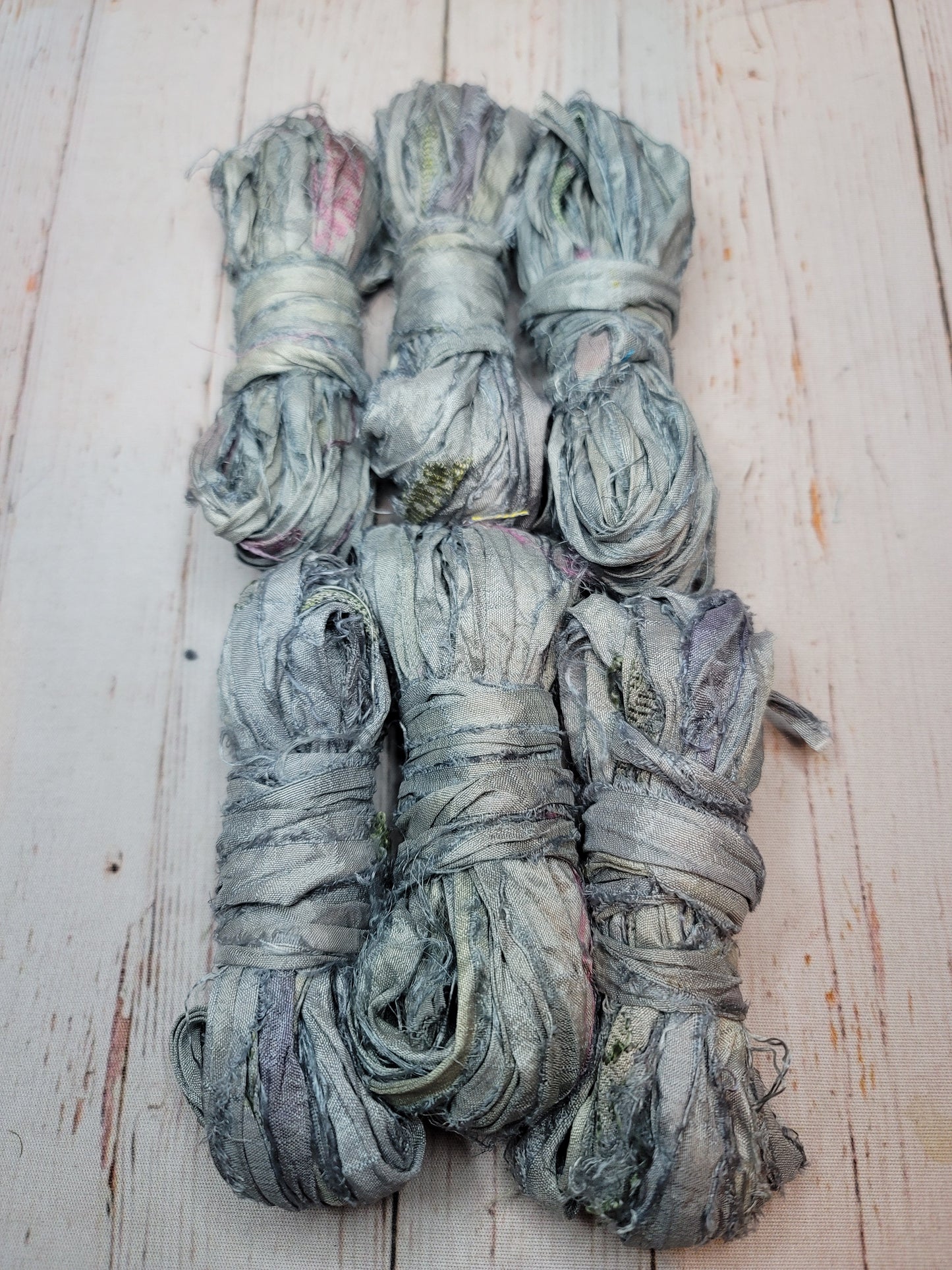 Silk Sari Ribbon 5 Yard Mini Skein Color #050