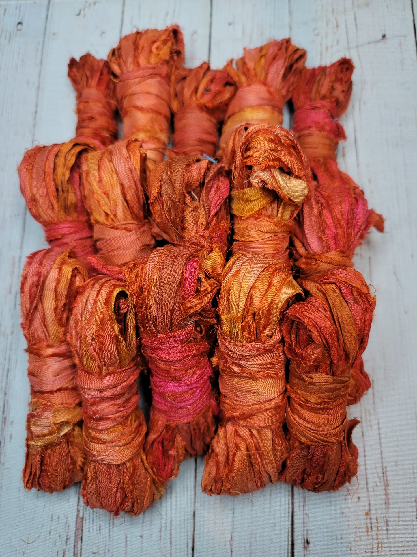 Silk Sari Ribbon 5 Yard Mini Skein Color #062