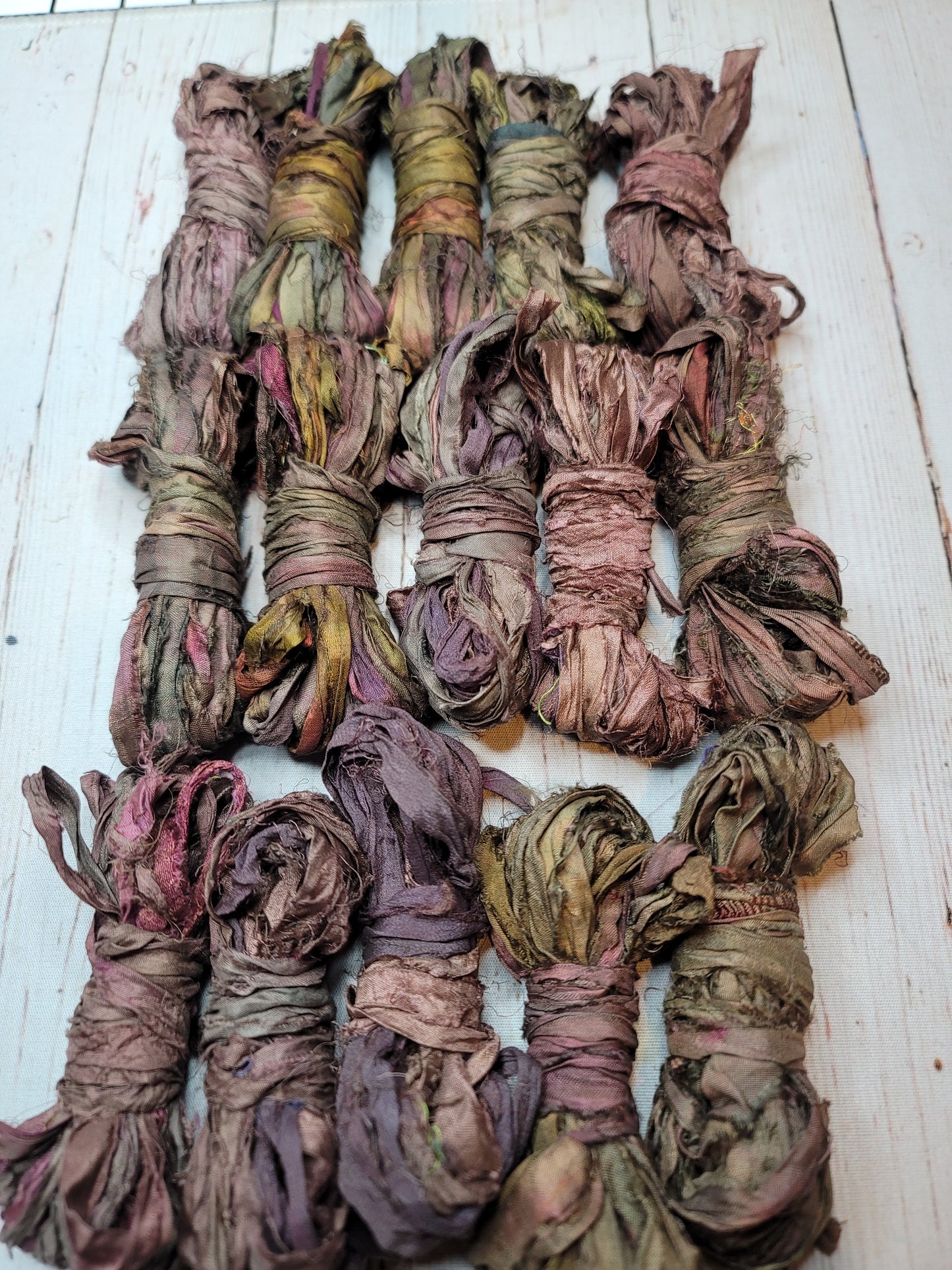 Silk Sari Ribbon 5 Yard Mini Skein Color #083