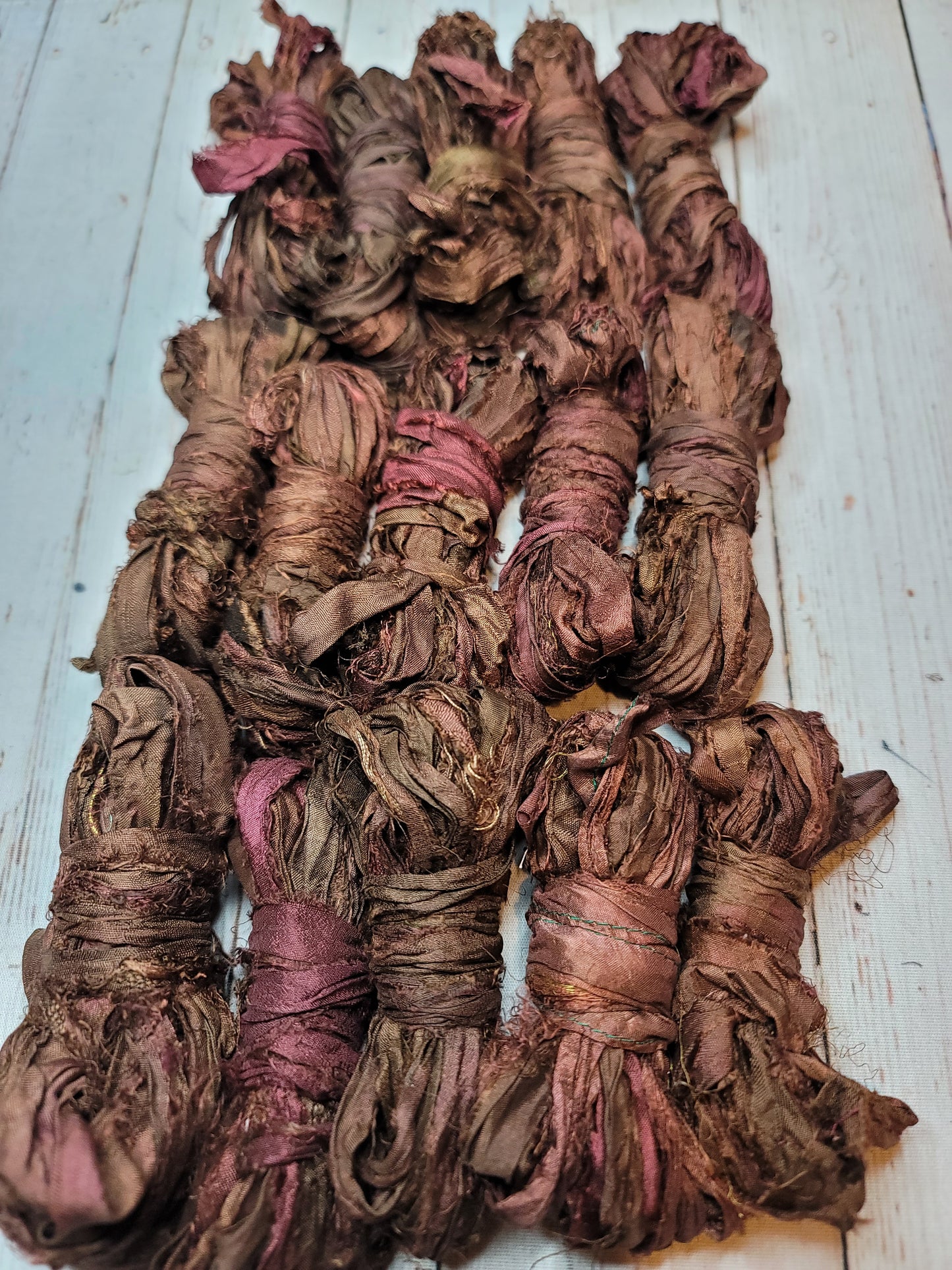 Silk Sari Ribbon 5 Yard Mini Skein Color #088