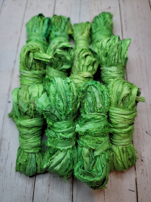 Silk Sari Ribbon 5 Yard Mini Skein Color #089