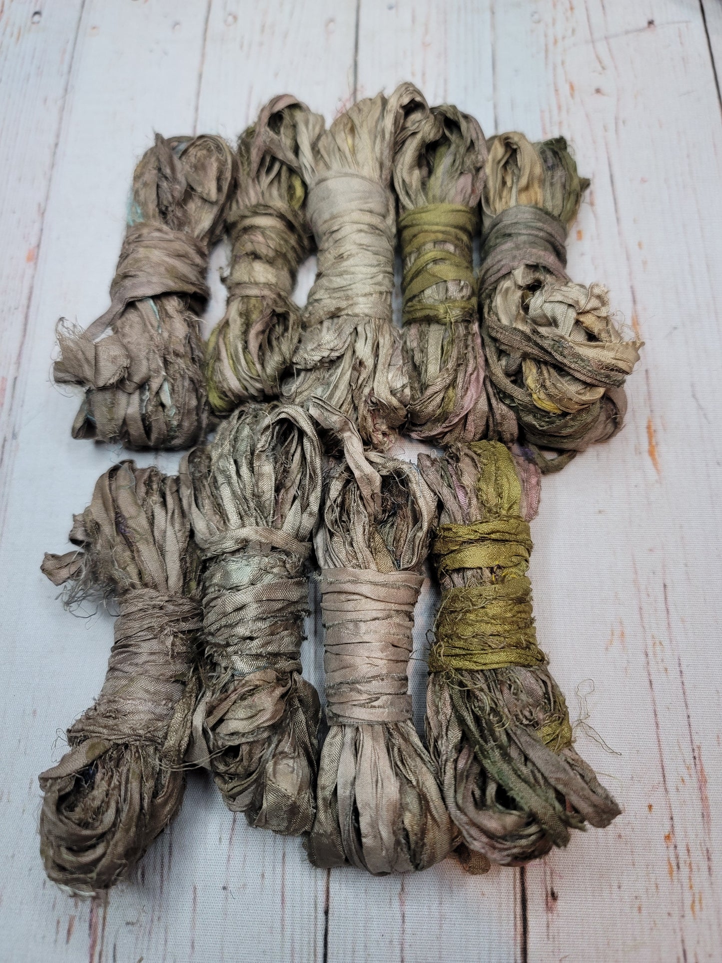 Silk Sari Ribbon 5 Yard Mini Skein Color #045