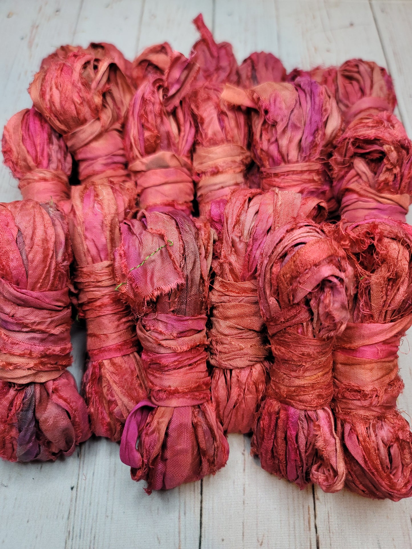 Silk Sari Ribbon 5 Yard Mini Skein Color #033