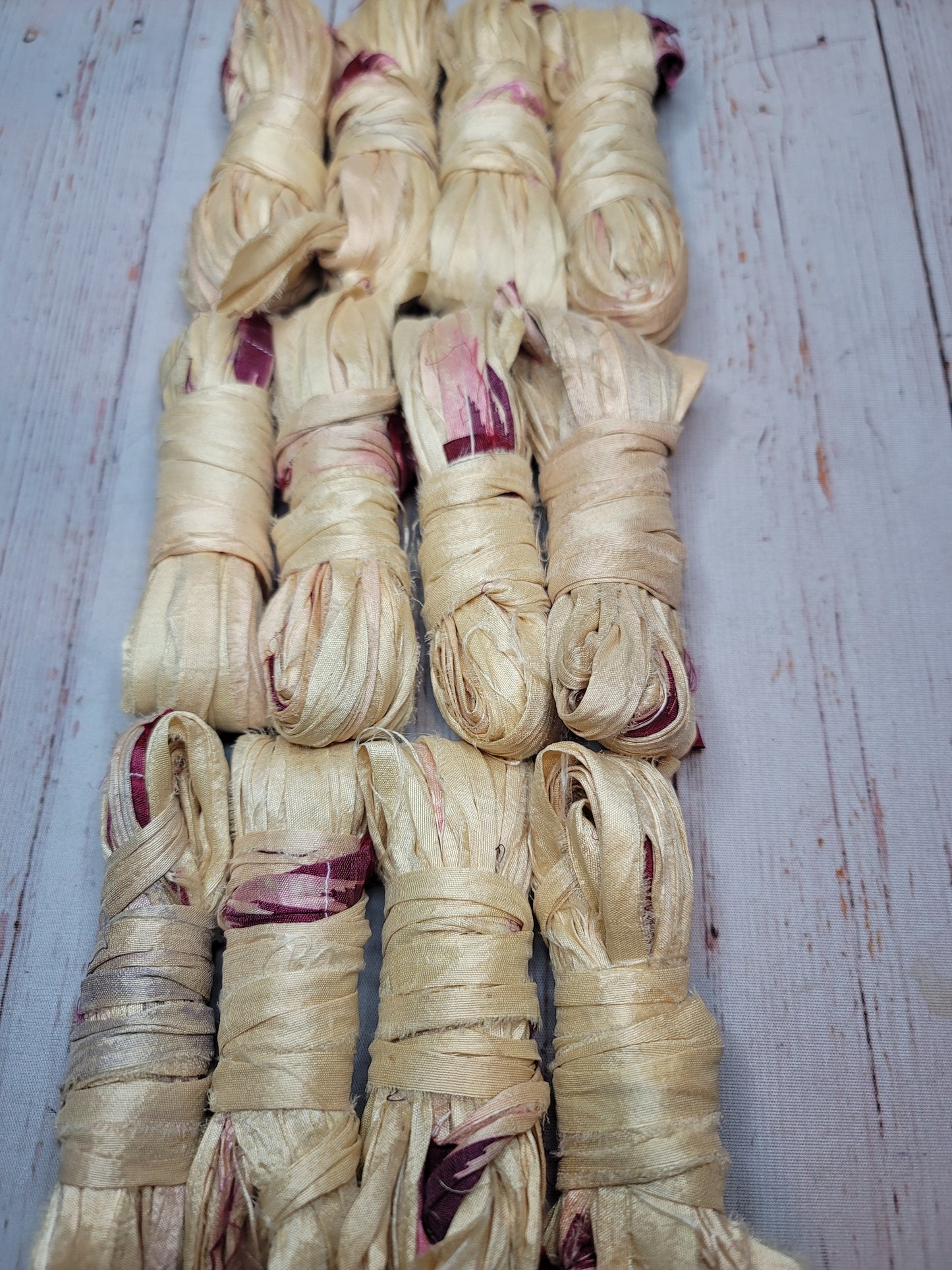 Silk Sari Ribbon 5 Yard Mini Skein Color #049