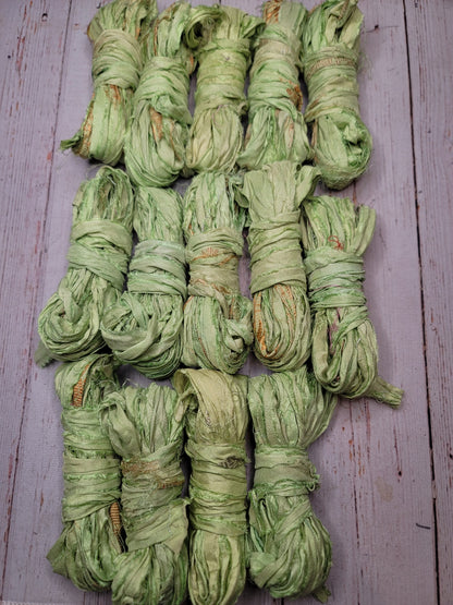 Silk Sari Ribbon 5 Yard Mini Skein Color #018