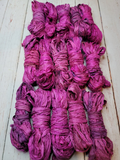 Silk Sari Ribbon 5 Yard Mini Skein Color #095