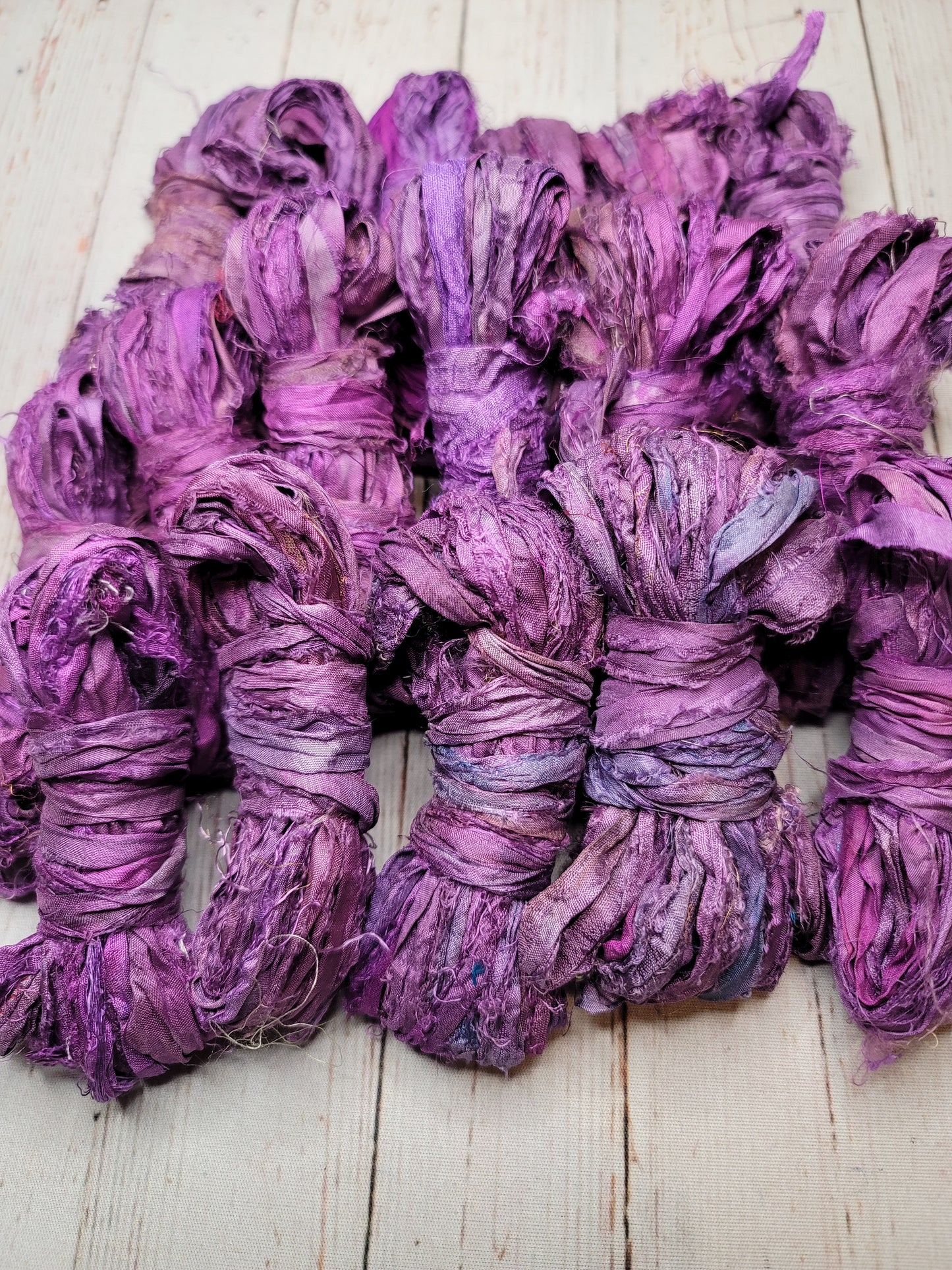 Silk Sari Ribbon 5 Yard Mini Skein Color #019