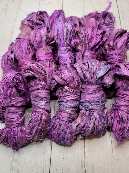 Silk Sari Ribbon 5 Yard Mini Skein Color #019