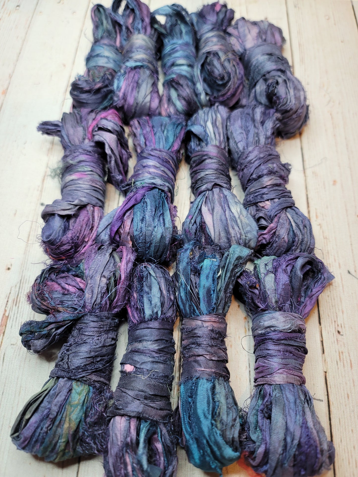 Silk Sari Ribbon 5 Yard Mini Skein Color #082