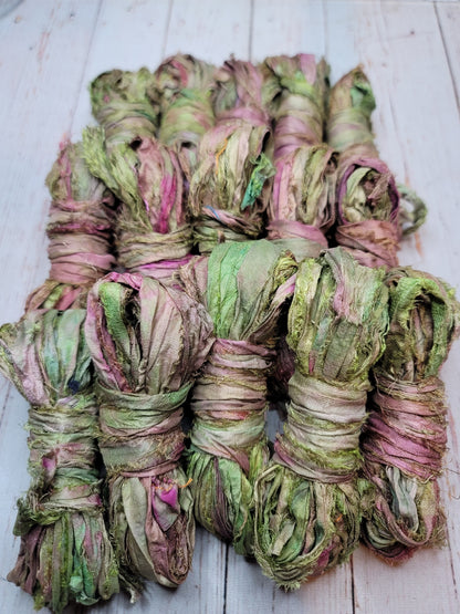 Silk Sari Ribbon 5 Yard Mini Skein Color #075