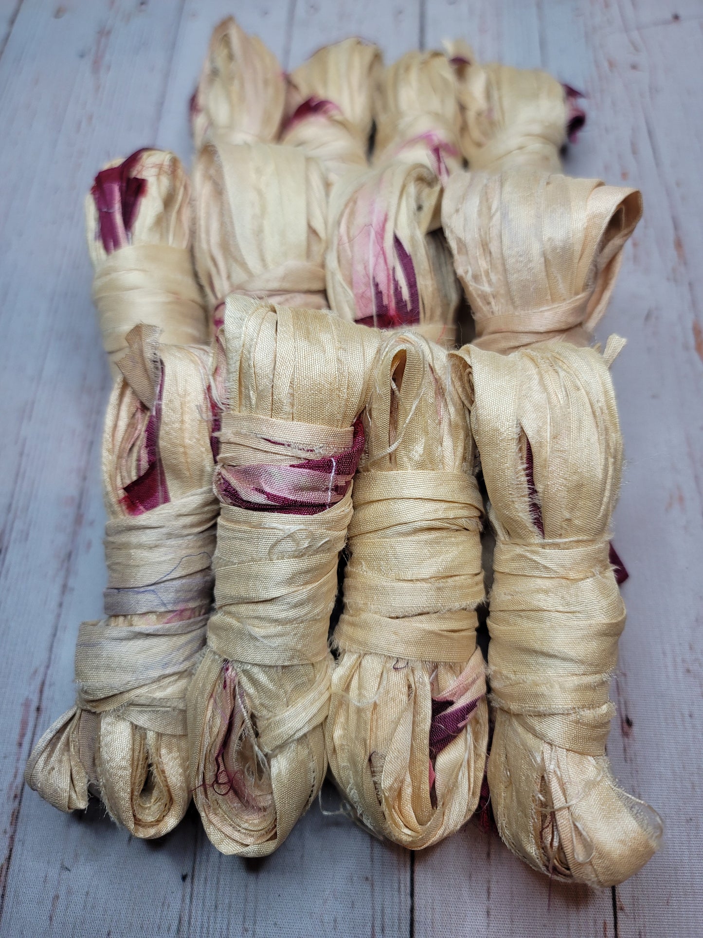 Silk Sari Ribbon 5 Yard Mini Skein Color #049