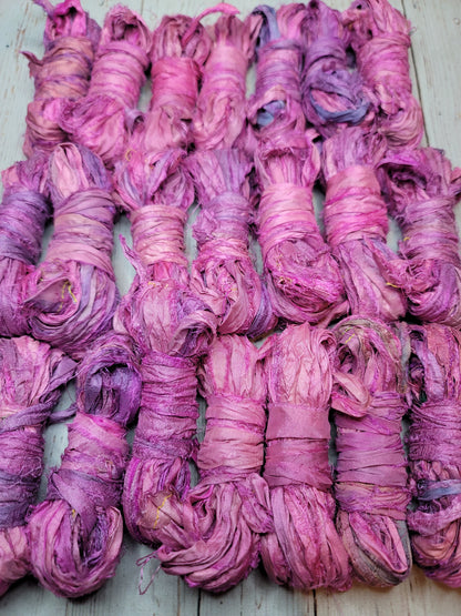 Silk Sari Ribbon 5 Yard Mini Skein Color #047