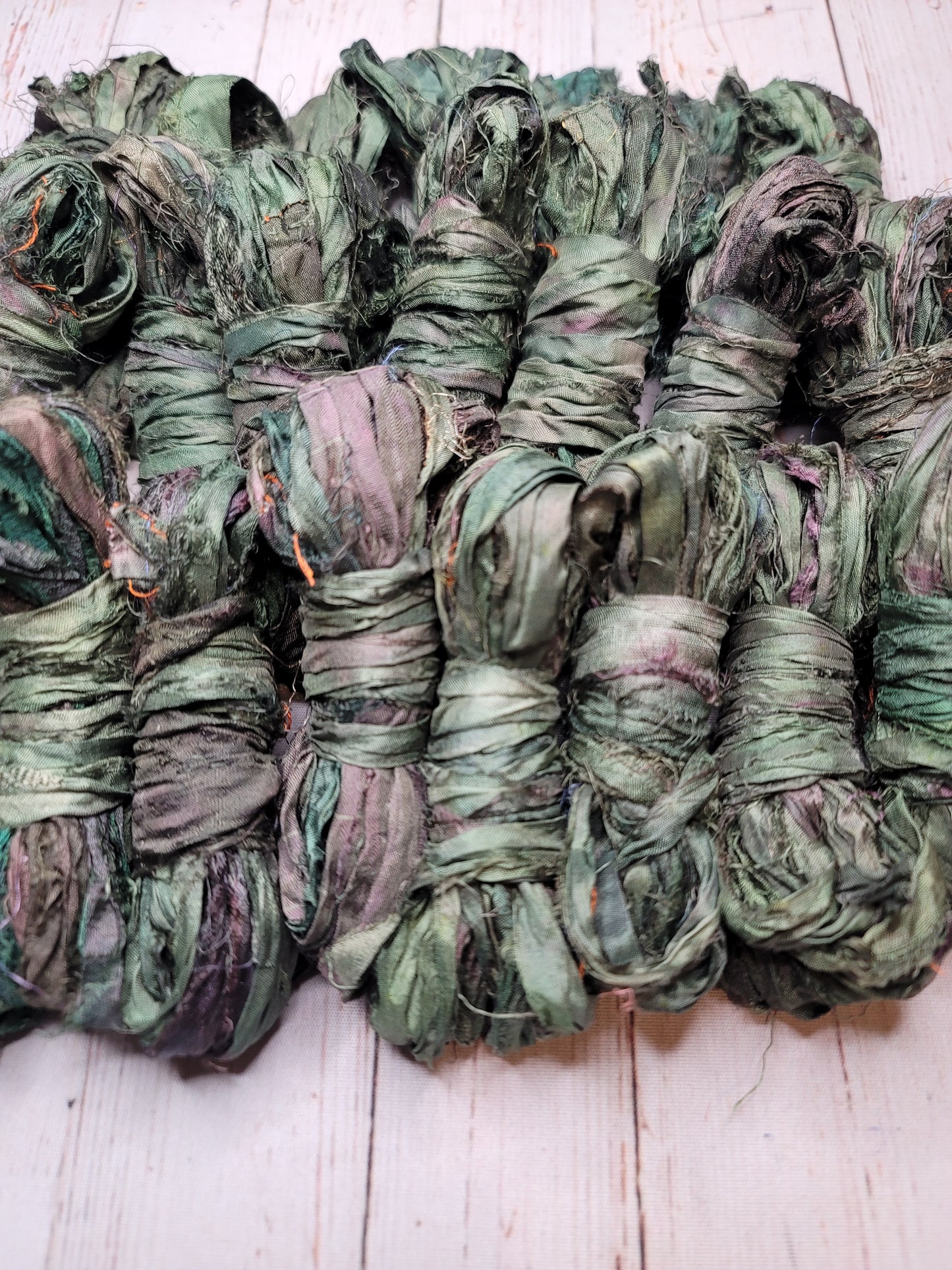 Silk Sari Ribbon 5 Yard Mini Skein Color #015