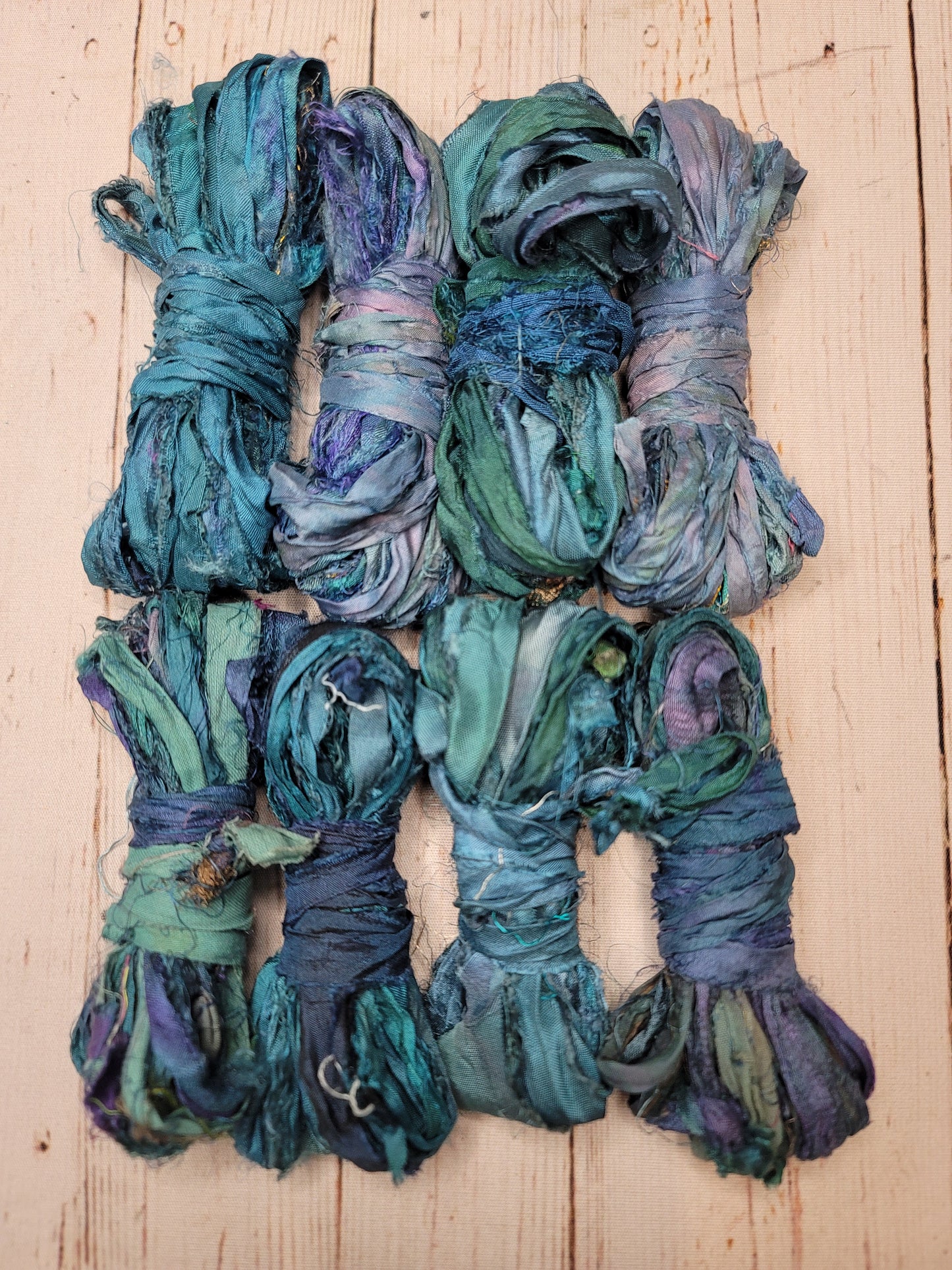 Silk Sari Ribbon 5 Yard Mini Skein Color #025