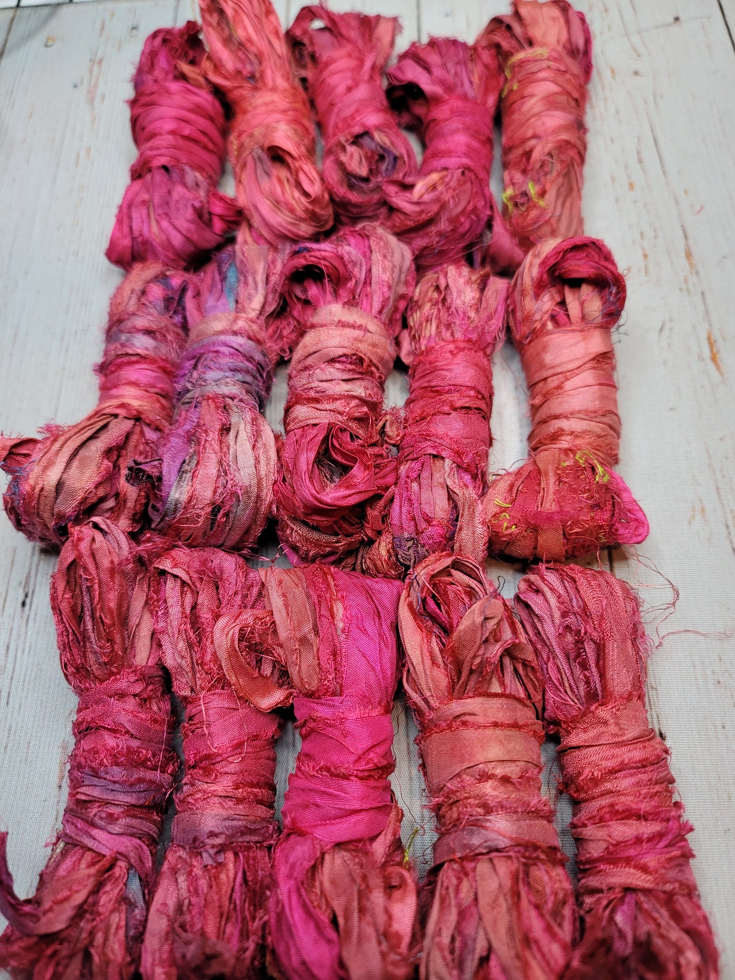 Silk Sari Ribbon 5 Yard Mini Skein Color #073