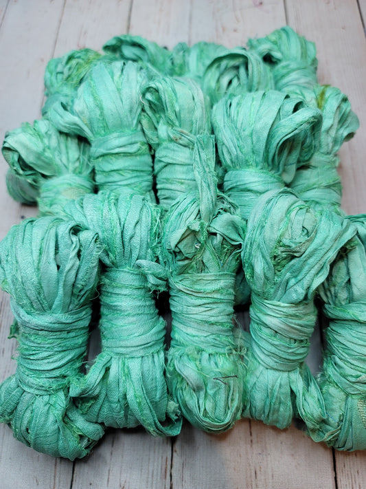 Silk Sari Ribbon 5 Yard Mini Skein Color #098