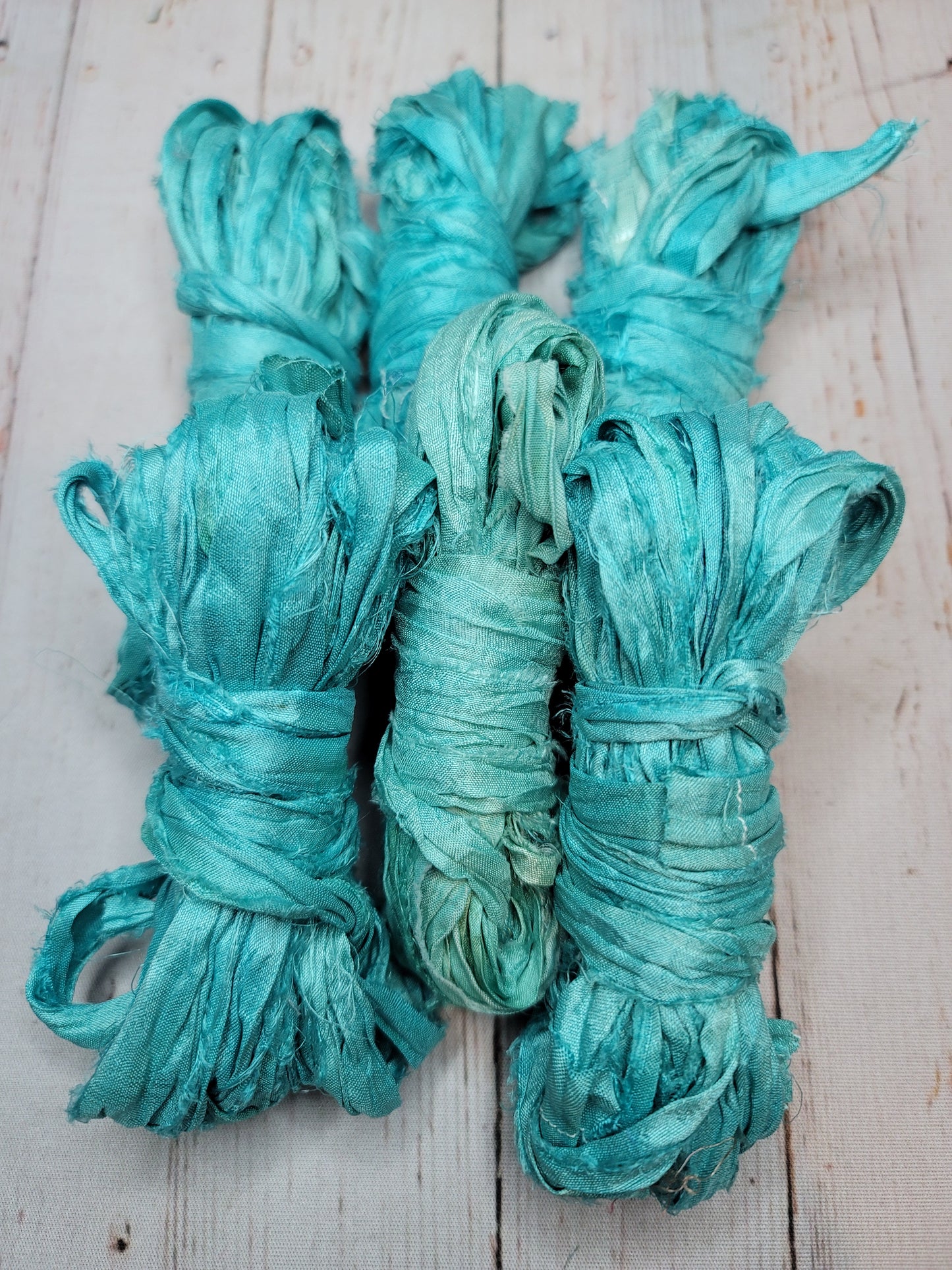 Silk Sari Ribbon 5 Yard Mini Skein Color #060
