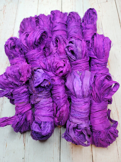 Silk Sari Ribbon 5 Yard Mini Skein Color #054