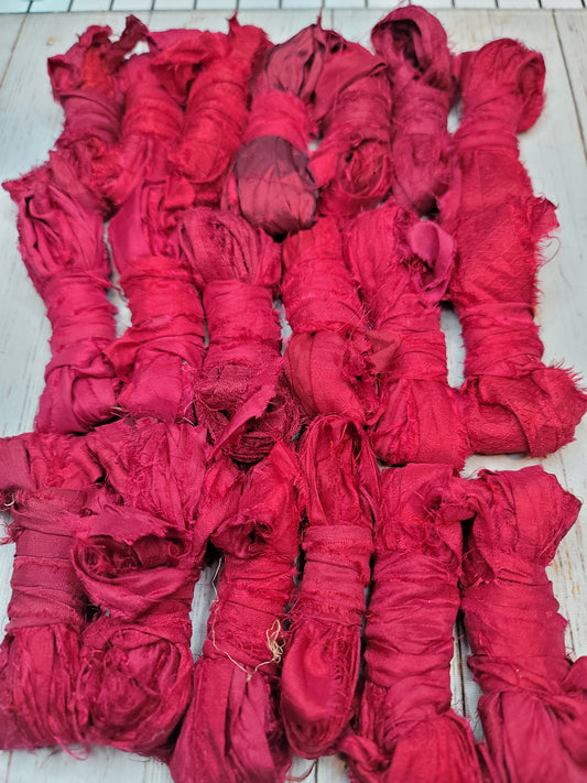 Silk Sari Ribbon 5 Yard Mini Skein Color #036