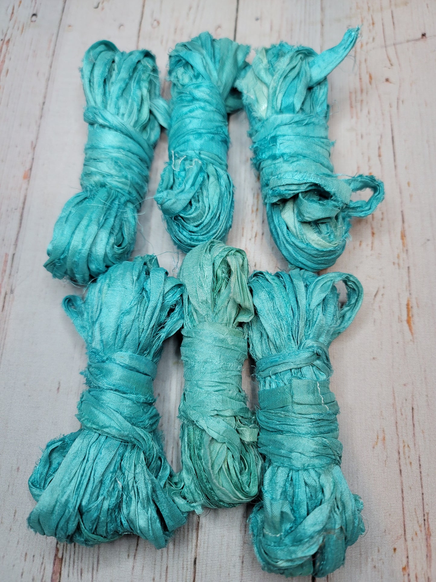 Silk Sari Ribbon 5 Yard Mini Skein Color #060