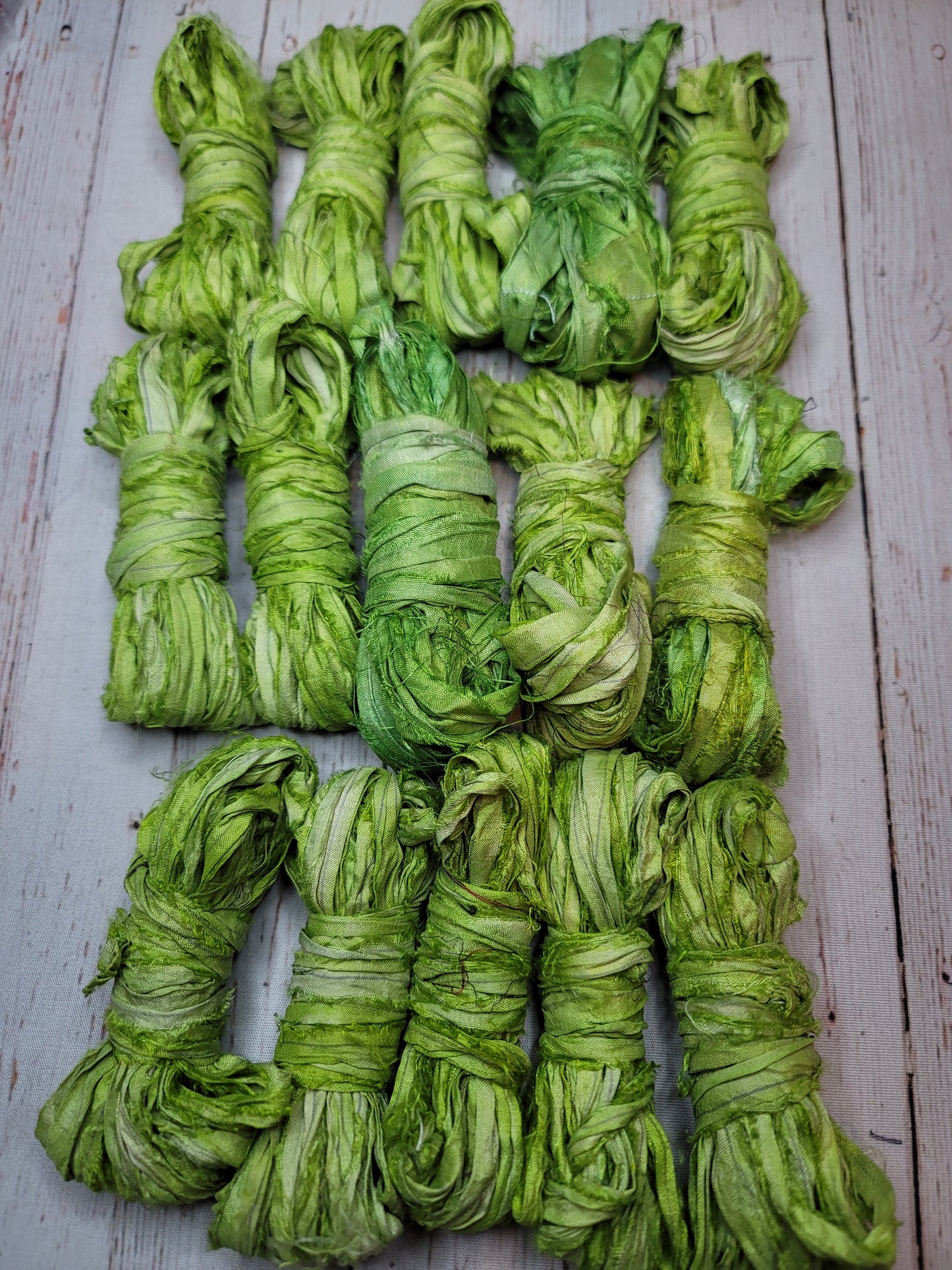 Silk Sari Ribbon 5 Yard Mini Skein Color #072