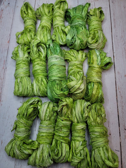 Silk Sari Ribbon 5 Yard Mini Skein Color #072